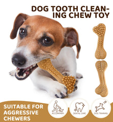 IPTPAS tough textured dental toy features surface that helps clean teeth.