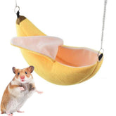 ISMARTEN Banana Bed House hanging in cage, cozy warmth for small pets