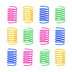 ISMARTEN cat spring toy 120-pack in bright colors for engaging play