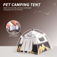 ITANDME bite-resistant tent frame proves durable chew resistance for active pets.