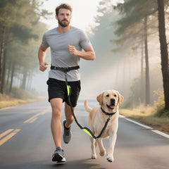 ITNAST hands free leash with dual handles for quick control in crowds
