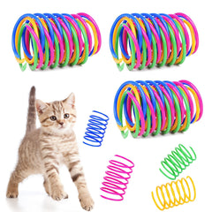 itPlus Cat Spring Toy heavy 1-8mm spring offers safe chewing and long lasting bounce.