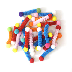 IUHKBH cat spring 22pcs colors entice kittens to swat, chase, and exercise