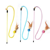 IUHKBH Cat Wands in three colors for engaging indoor play and bonding