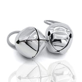 IVIA PET large dog bells packaging includes two bells and two rings for easy collar setup.