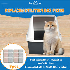IVTCTV jumbo-fit filter installed in Catit Airsift Jumbo for a snug fit.