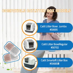 IVTCTV regular-fit filter compatible with Catit Airsift Regular for easy swap.