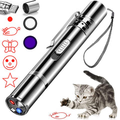 IVVTRYI laser pointer cat toy front view for engaging indoor play