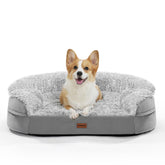 Iweepet thickened egg-crate foam delivers plush orthopedic comfort for relaxed naps.