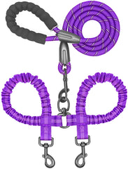 iYoShop Dual Dog Leash 360° swivel closeup for tangle-free two-dog walks