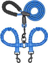 iYoShop dual dog leash with 360° swivel reduces tangles during walks