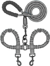 iYoShop Dual Dog Leash with 360° swivel to reduce tangling on two-dog walks