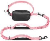 iYoShop Hands Free Dog Leash with zipper pouch for on-the-go storage during walks.