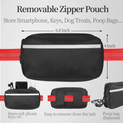 iYoShop hands free leash dual padded handles offer comfortable control for dogs