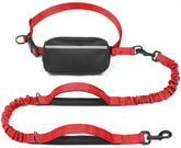 iYoShop hands free leash with zipper pouch for secure phone and keys storage during walks