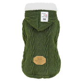 Izefia RDC pet sweater cap front shows cozy knit warmth for small dogs