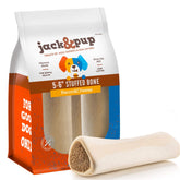 Jack&Pup 5-6 inch filled bone pack for long-lasting chew