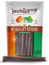 Jack&Pup 6in gullet sticks pack front for joint-support chews