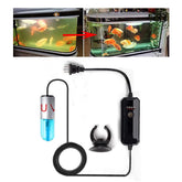 JackSuper aquarium UVC clean light shown from the front for a compact installation