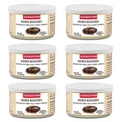 JADINGSFARM Dubia Roaches canned-pack highlights convenient protein for reptiles and birds.