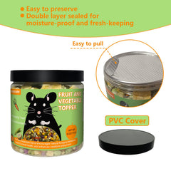 JADINGSFARM multi-species enrichment snack encourages natural foraging and dental health benefits.