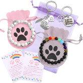 Jadive rainbow-bridge-bracelet close-up for lasting pet memory