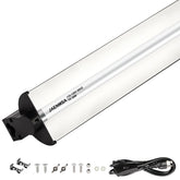 Jaenmsa T5 10.0 UVB fixture full terrarium view for daylight-like exposure.