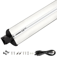 Jaenmsa T5 10.0 UVB fixture full terrarium view for daylight-like exposure.