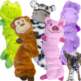 Jalousie stuffingless dog toys with crinkle for engaging play and mess-free fun.