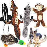 Jalousie dog squeaky toy raccoon no-stuffing for engaging fetch and chew sessions