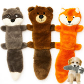 Jalousie dog toy squeaky beaver with durable liner for long-lasting playtime