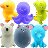 Jalousie latex dog squeaky koala toy for interactive play and gentle chewing