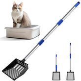 JAMIEWIN extendable litter scoop handle range for comfortable reach during litter cleaning