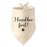 Jamuruwt engagement dog bandana in soft polyester for cute engagement party photos