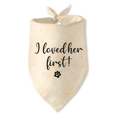 Jamuruwt engagement dog bandana in soft polyester for cute engagement party photos