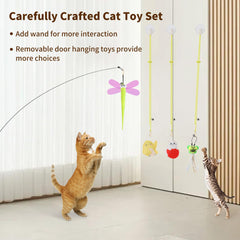 Janbenty catnip and bells attract cats for focused chasing.