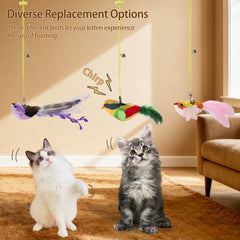 Janbenty replacement feather bird toy 2 keeps ongoing fluttering fun.