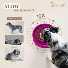 JASGOOD non-slip mats under bowl prevent spills during meals.