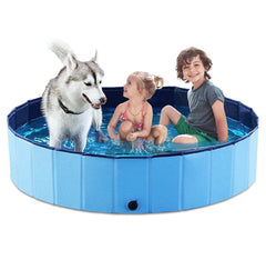 Jasonwell foldable dog pool setup shows portable travel-ready design for quick wash sessions.