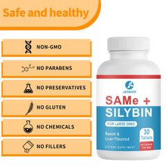 Jataoce safety-tested for pets, signaling trusted liver support.