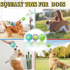Jatmira interactive fetch ball toy with squeaker engaging play