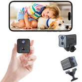 Javiscam mini spy camera front view delivers crisp 4K video for discreet monitoring.