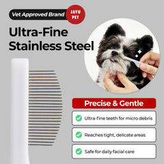 JAYU PET facial grooming comb all-breeds compatible for dogs and cats