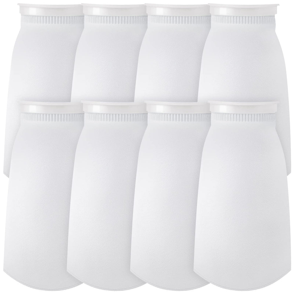 Jecery 8-pack aquarium filter socks 7-inch for efficient debris filtration in tanks