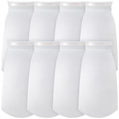 Jecery 8-pack aquarium filter socks 7-inch for efficient debris filtration in tanks