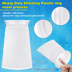 Jecery filter sock debris trap keeps tank cleaner by catching sand and dust.