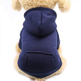 JECIKELON winter dog hoodie front view offers warm protection for small dogs