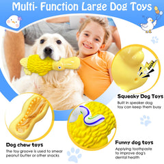 Jeefome textured dental surface toy shows brushing-like action for teeth care
