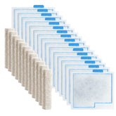 Jeekocaso 16-pack cartridges for QuietFlow 10 provide reliable aquarium filtration.