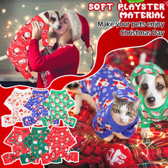Jeere dog pajamas snowman pattern offer soft warmth for chilly winter walks.